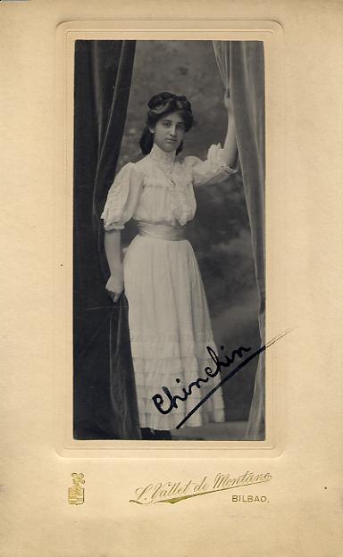 Luis Vallet de Montano - Señorita Chinelín, Bilbao pp s.XX