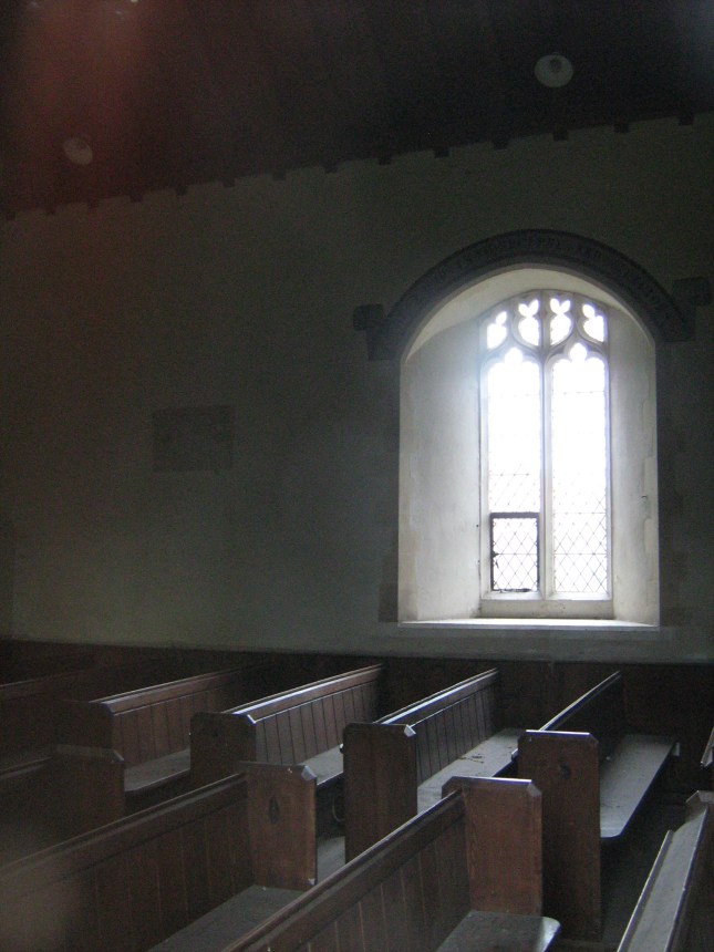 Kalvos - inside Saint Margaret´s Church - on the wall sign of memorial plaque - photo Zafiriou IMG_9741