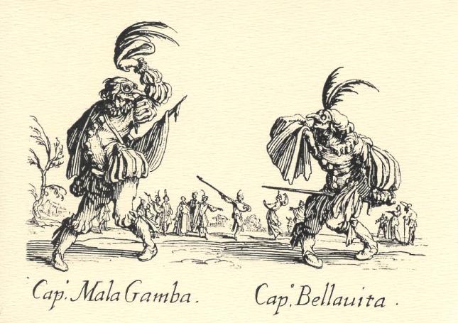 Jacques Callot, Capitano Mala Gamba and Capitano Bellauita