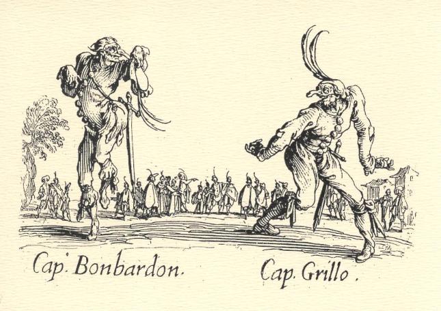 Jacques Callot, Cap. Bonbardon and Cap. Grillo