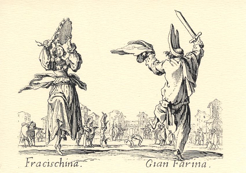 Jacques Callot, Fracischina and Gian Farina